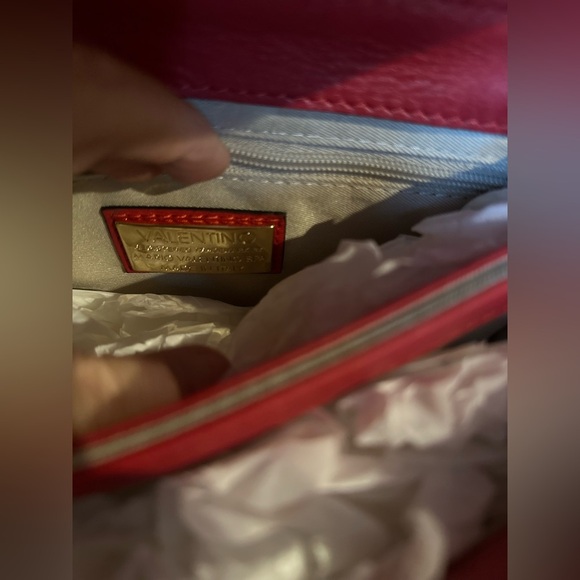 ‼️RARE‼️🎸💯AUTH. VALENTINO by MARIO V.🔥NWT🔥Lynn D Plate Leather Shoulder Bag - Picture 13 of 15